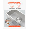 VEVOR Commercial Food Warmer, 1500W Electric Stainless Steel Steam Food Warmer, Fast Heating Countertop Buffet Bain Marie with Four 1/3 Size Food Pans, for Catering, Restaurants, Parties & Buffets