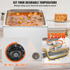 VEVOR Commercial Food Warmer 19QT Bain Marie 1200W Electric Buffet Warmer Steam Table Food Warmer Countertop Stainless Steel Food Warmer Wet or Dry Use for Parties, Catering and Restaurant