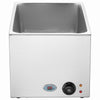 VEVOR Commercial Food Warmer 19QT Bain Marie 1200W Electric Buffet Warmer Steam Table Food Warmer Countertop Stainless Steel Food Warmer Wet or Dry Use for Parties, Catering and Restaurant