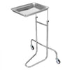 VEVOR Stainless Steel Lab Carts, Lab Utility Cart with Single Tray, Mobile Medical Cart with 2 Silent Wheels, Lab Rolling Cart for Lab, Clinic, Hospital, Salon