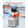 VEVOR Laboratory Chiller Circulator, -30℃-100℃, 6 L Internal and External Dual Circulation, Low Temperature Cooling Liquid Circulator Pump Chiller, Recirculating Chiller Water Bath for Laboratory