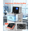 VEVOR Laboratory Chiller Circulator, -30℃-100℃, 6 L Internal and External Dual Circulation, Low Temperature Cooling Liquid Circulator Pump Chiller, Recirculating Chiller Water Bath for Laboratory