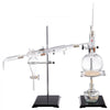 VEVOR Essential Oil Distillation Kit, 500ml Distillation Apparatus, 3.3 Boro Lab Glassware Distillation Kit with Alcohol Lamp, Ceramic Mesh and 24, 40 Joint, 28 pcs Set