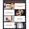 VEVOR Commercial Meat Grinder, 11 Lbs/Min Capacity, #12 Electric Meat Mincer with 3 Plates, 3 Sausage Stuffing Tubes, 550W/0.7HP Stainless Steel Sausage Maker for Home Kitchen & Restaurant, ETL Listed