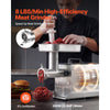 VEVOR Commercial Meat Grinder, 8 Lbs/Min Capacity, #8 Electric Meat Mincer with 3 Plates, 3 Sausage Stuffing Tubes, 350W/0.5HP Stainless Steel Sausage Maker for Home Kitchens & Restaurants, ETL Listed