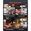 VEVOR Commercial Meat Grinder, 8 Lbs/Min Capacity, #8 Electric Meat Mincer with 3 Plates, 3 Sausage Stuffing Tubes, 350W/0.5HP Stainless Steel Sausage Maker for Home Kitchens & Restaurants, ETL Listed