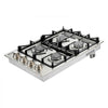 VEVOR Gas Cooktop, 30 inch 4 Burners Gas Stove Top, Max 48000BTU Built-in Stainless Steel Stove Top LPG/NG Convertible Dual Fuel Cooktop Stoves with Sealed Burner for Sear, Stew, Boil, Stir-Fry