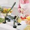 VEVOR French Fry Cutter, Potato Slicer with 1/2" 3/8" 1/4" Stainless Steel Blades, Manual Potato Cutter Chopper with Suction Cups, Great for Potato, French Fries, Cucumber, Vegetables, Carrot