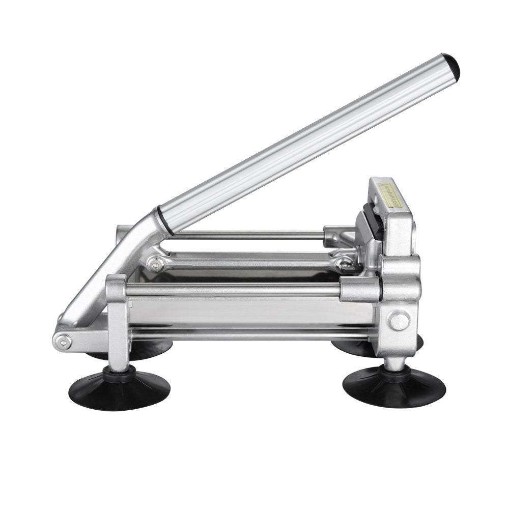 VEVOR French Fry Cutter, Potato Slicer with 1/2-Inch and 3/8-Inch Stainless Steel Blades, Manual Potato Cutter Chopper with Suction Cups, Great for Potato, French Fries, Cucumber, Vegetables, Carrot