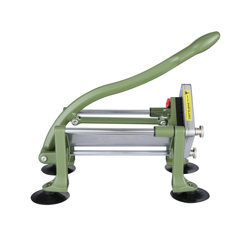 VEVOR French Fry Cutter, Potato Slicer with 3/8-Inch Stainless Steel Blade, Manual Potato Cutter Chopper with Suction Cups, Great for Potato, French Fries, Cucumber, Vegetables, Carrot