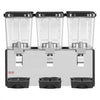 VEVOR Commercial Beverage Dispenser 3 Tanks 18 L / 19 QT Per Tank, Stainless Steel Juice Dispenser, Ice Tea Drink Machine with 45℉ to 54℉ Cooling Temperature, for Cold Drink Restaurant Bar Party