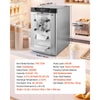 VEVOR Commercial Hard Ice Cream Machine, 2000W 3.17-5.28 Gal/Hour, Countertop Gelato Hard Serve Ice Cream Maker with 6L 304 Stainless Steel Cylinder, Auto Clean LED Panel for Snack Bar Restaurants