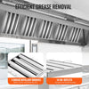 VEVOR Commercial Hood Filter, 15.5W x 19.5H Inch Range Hood Filters, Stainless Steel Restaurant Range Hood Baffle Filter for Grease Rated Commercial Kitchen Exhaust Hoods, 3 Grooves, Pack of 6