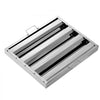 VEVOR Commercial Hood Filter, 15.5W x 19.5H Inch Range Hood Filters, Stainless Steel Restaurant Range Hood Baffle Filter for Grease Rated Commercial Kitchen Exhaust Hoods, 3 Grooves, Pack of 6