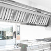VEVOR Commercial Hood Filter, 19.5W x 19.5H Inch Range Hood Filters, Stainless Steel Restaurant Range Hood Baffle Filter for Grease Rated Commercial Kitchen Exhaust Hoods, 4 Grooves, Pack of 2