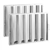 VEVOR Commercial Hood Filter, 24.5W x 19.5H Inch Range Hood Filters, Stainless Steel Restaurant Range Hood Baffle Filter for Grease Rated Commercial Kitchen Exhaust Hoods, 5 Grooves, Pack of 2