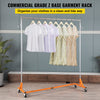 VEVOR Z Rack, Industrial Grade Z Base Garment Rack, Rolling Z Garment Rack, Sturdy Steel Z Base Clothing Rack with Lockable Casters for Home Garment Store Display Commercial Use Oran