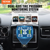 VEVOR RV Tire Pressure Monitoring System, 7.3-87 PSI Trailer TPMS, Universal Wireless Car Alarm System, Waterproof TPMS Sensors Set with 4 Sensors, 5 Alarm Modes, Real-time Display, Easy to Install