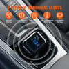 VEVOR RV Tire Pressure Monitoring System, 7.3-87 PSI Trailer TPMS, Universal Wireless Car Alarm System, Waterproof TPMS Sensors Set with 4 Sensors, 5 Alarm Modes, Real-time Display, Easy to Install