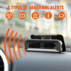 VEVOR RV Tire Pressure Monitoring System, 7.3-87 PSI Trailer TPMS, Universal Wireless Car Alarm System, Waterproof TPMS Sensors Set with Solar Charge, 4 Sensors, 5 Alarm Modes, and Real-time Display