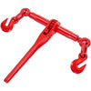 VEVOR 9215LBS 3/8\" – 1/2\" Ratchet Binders 9,215 LBS Secure Working Load, G70 Hooks and Adjustable Length, for Grade 70-80 Chains, Tie Down, Hauling, Towing, 4-Pack, Red