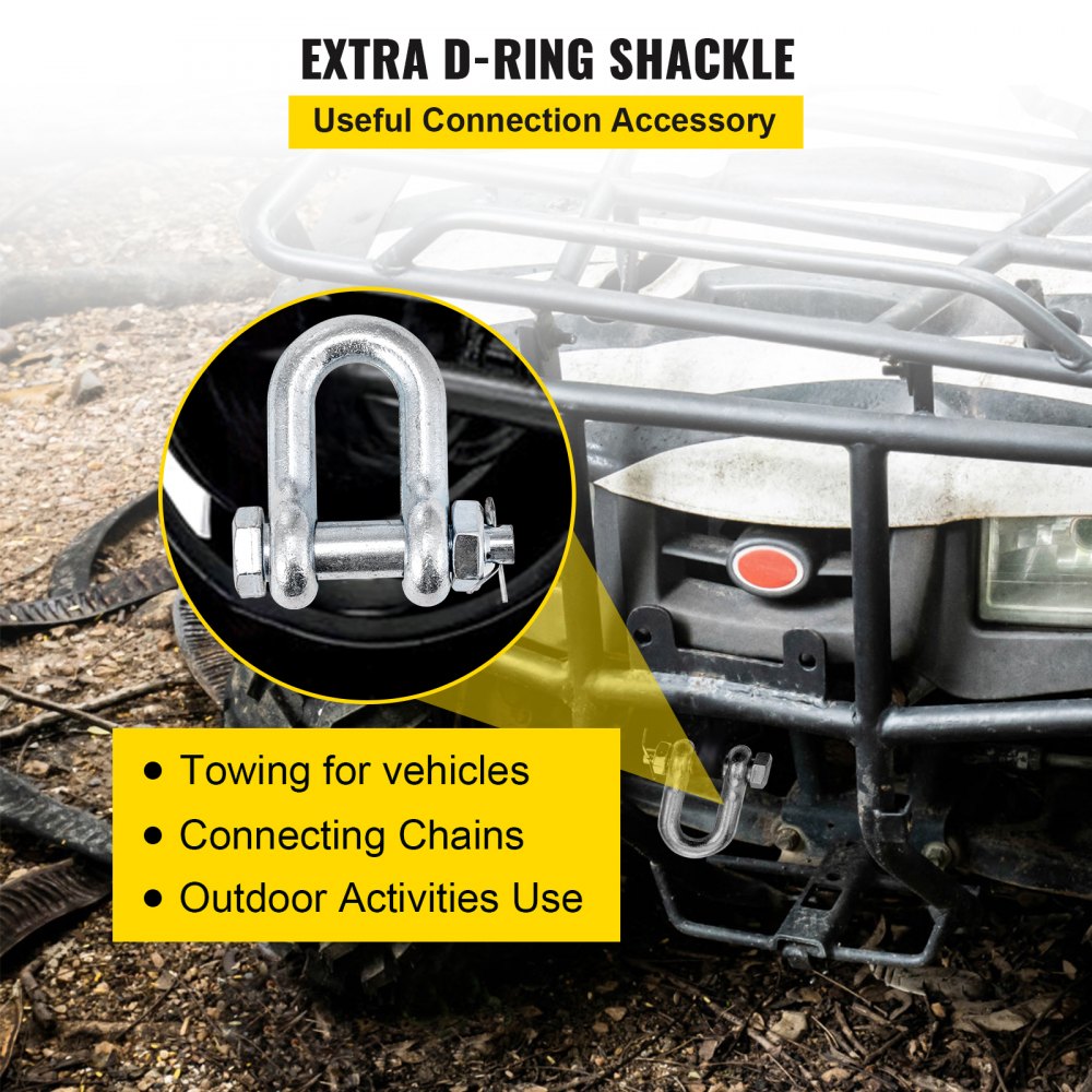 VEVOR G80 V Bridle Chain, 5/16" x 2' Towing Chain Bridle with 15" J Hooks, T Hooks & Grab Hooks, Heavy Duty Transport Chain Bridle with 10800 lbs Safe Working Load for Flatbed Truck Wrecker Recovery