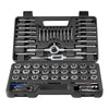 VEVOR Tap and Die Set, 60-Piece Metric and SAE Sizes M3 to M12, #4 to 1/2", with Coarse and Fine Thread Taps and Dies, Wrench, Carrying Case and Complete Accessories, for Threading and Rethreading