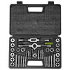 VEVOR Tap and Die Set, 40-Piece Include Metric Size M3 to M12, Bearing Steel Taps and Dies, Essential Threading Tool for Cutting External Internal Threads, with Complete Accessories and Storage Case
