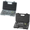 VEVOR Tap and Die Set, 80-Piece Metric and SAE Standard, Bearing Steel Taps and Dies, Essential Threading Tool for Cutting External Internal Threads, with Complete Accessories and Storage Case