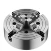 VEVOR 4-Jaw Lathe Chuck, 10 in (250 mm), Lathe Chuck, 0.6-9.84 in (15-250 mm) Clamping Range with T-key Fixing Screws Reversible Jaws, HT300 Cast Iron Material, Internal External for Wood Metal Lathe