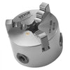 VEVOR 3-Jaw Lathe Chuck, 3 Inch (80 mm), Self-Centering Chuck, 0.08-2.48 in (2-63 mm) Clamping Range with T-key Fixing Screws Reversible Jaws, HT300 Material, Internal External for Wood Metal Lathe