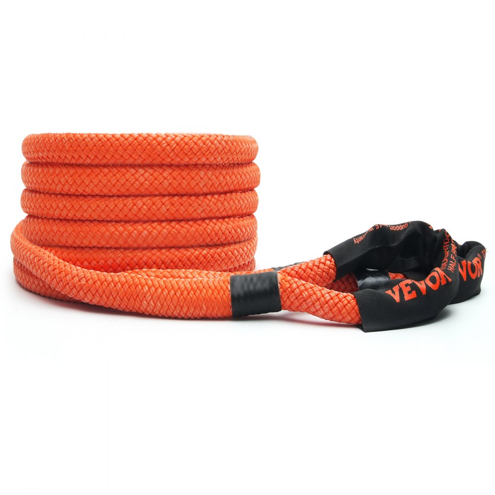 VEVOR 7/8" x 20' Kinetic Recovery Tow Rope 30,580 lbs, Heavy-Duty Off Road Snatch Strap, Extreme Duty 30% Elasticity Energy Snatch Strap for Jeep Car Truck ATV UTV SUV Tractor