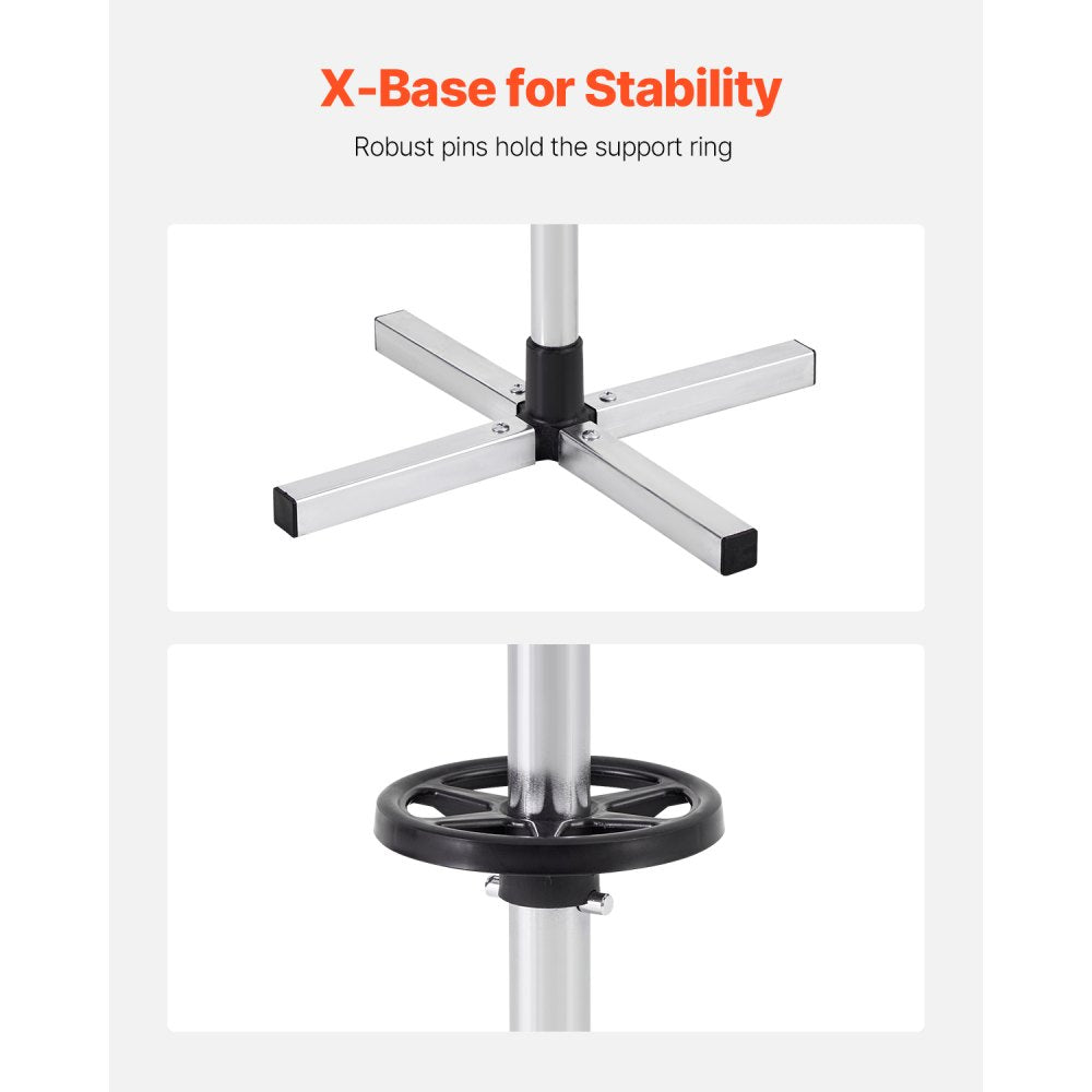 VEVOR Tire Organizing Rack, Robust Steel Tire Stand for 4 Tires with Rims, Compact Tyre Storage for Tires as wide as 225mm, Supports up to 220 lbs Weight, Perfect for Garage and Workshop