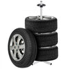 VEVOR Tire Organizing Rack, Robust Steel Tire Stand for 4 Tires with Rims, Compact Tyre Storage for Tires as wide as 225mm, Supports up to 220 lbs Weight, Perfect for Garage and Workshop