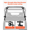 VEVOR UTV Hunting Tool Rack for Cargo Beds Alloy Steel Hunting Tool Holder, Fits Polaris Ranger General Pioneer Golf Cart, 25.59-41.14 in Adjustable Length 28.35-36.61 in Height, with Rubber Straps