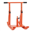 VEVOR Weight Sled, Steel Power Sled, Fitness Training Sleds for Athletic Exercise Speed Improvement, Workout Equipment with Adjustable Height Handle, Compatible with 1/2 in Weight Plates, Orange