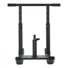VEVOR Weight Sled, Steel Power Sled, Fitness Training Sleds for Athletic Exercise Speed Improvement, Workout Equipment with Adjustable Height Handle, Compatible with 1/2 in Weight Plates, Black