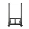 VEVOR Weight Sled, Steel Power Sled, Fitness Strength Training Sleds for Athletic Exercise Speed Improvement, Workout Fitness Equipment with Handle, Compatible with 1/2 in Weight Plates, Black