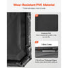 VEVOR Containment Mat, 7 ft 9 in x 18 ft, Non-Slip PVC Garage Floor Mat with a Cleaning Squeegee, Heavy Duty Durable Waterproof Containment Protection from Snow, Rain and Mud for Cars Parking, Black