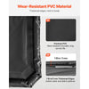 VEVOR Containment Mat, 8 ft 6 in x 20 ft, Non-Slip PVC Garage Floor Mat with a Cleaning Squeegee, Heavy Duty Durable Waterproof Protection from Snow, Rain and Mud for Cars SUVs Trucks Parking, Black