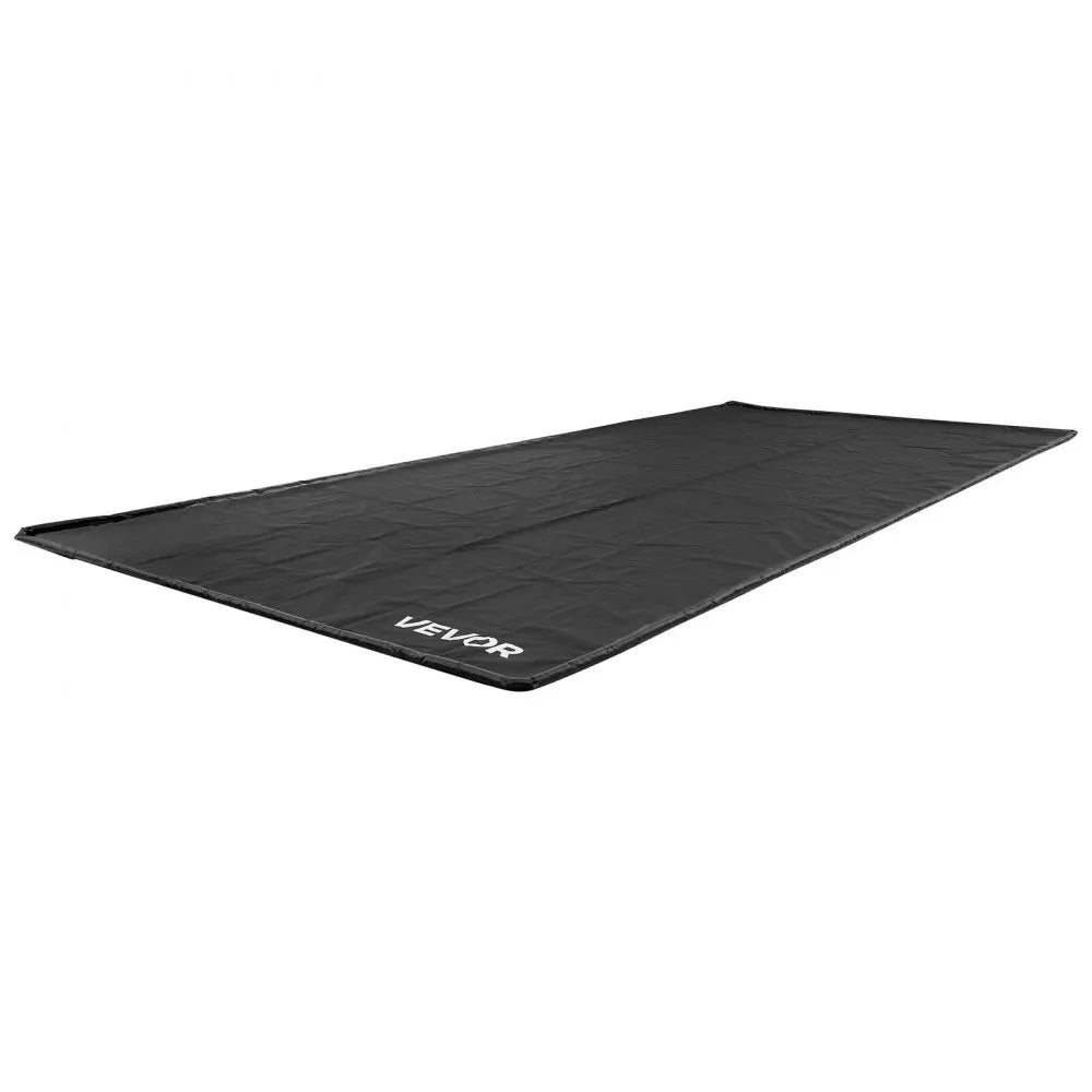 VEVOR Containment Mat, 8 ft 6 in x 20 ft, Non-Slip PVC Garage Floor Mat with a Cleaning Squeegee, Heavy Duty Durable Waterproof Protection from Snow, Rain and Mud for Cars SUVs Trucks Parking, Black