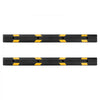 VEVOR Parking Stopper, 72 Inch 2 Pcs Heavy Duty Parking Aid for Garage, Rubber Curb Garage Floor Stopper with Reflective Strips, Aid Gadgets for Cars Vans Trucks Tire Wheel Guide Block Stops Bumpers