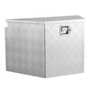VEVOR Trailer Tongue Box, 29" x 16.1" x 18" Aluminum Trailer Tongue Tool Box, Heavy Duty Storage Organizer with Lock & Keys, Utility Tool Chest for Pickup Truck Bed, RV, SUV, Off-Road Vehicle, Silver