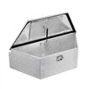 VEVOR Trailer Tongue Box, 39" x 16.5" x 12" Aluminum Trailer Tongue Tool Box, Heavy Duty Storage Organizer with Lock & Keys, Utility Tool Chest for Pickup Truck Bed, RV, SUV, Off-Road Vehicle, Silver