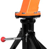 VEVOR Truck Crane, 1000 lbs Pickup Hitch Crane Trailer Hitch Mounted, Manual Hydraulic with 8T Hydraulic Jack, 360° Rotating Telescopic Boom,Foldable Truck Bed Jib for Machine Lumber Equipment Lifting