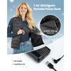 VEVOR Heated Vest, Women Electric Heating Vest with 16000 mAh Battery Pack, 8 Heating Zones Lightweight Rechargeable Winter-Vest with 3 Levels, for Outdoor Hiking Camping Fishing Skiing, Size L