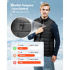VEVOR Heated Vest, Men Electric Heating Vest with 16000 mAh Battery Pack, 8 Heating Zones Lightweight Rechargeable Winter-Vest with 3 Levels, for Outdoor Hiking Camping Fishing Skiing, Size XL
