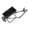 VEVOR Walk-Behind Push Spreader, 50LBS Capacity, Drop Spreader with Hopper Grate, 18 in Spreading Width & 30 Settings, 10 in All Terrain Tires, Garden & Lawn Spreaders for Seed, Fertilizer, Salt