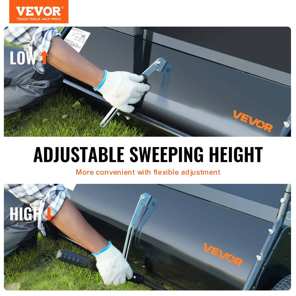 VEVOR Tow Behind Lawn Sweeper image