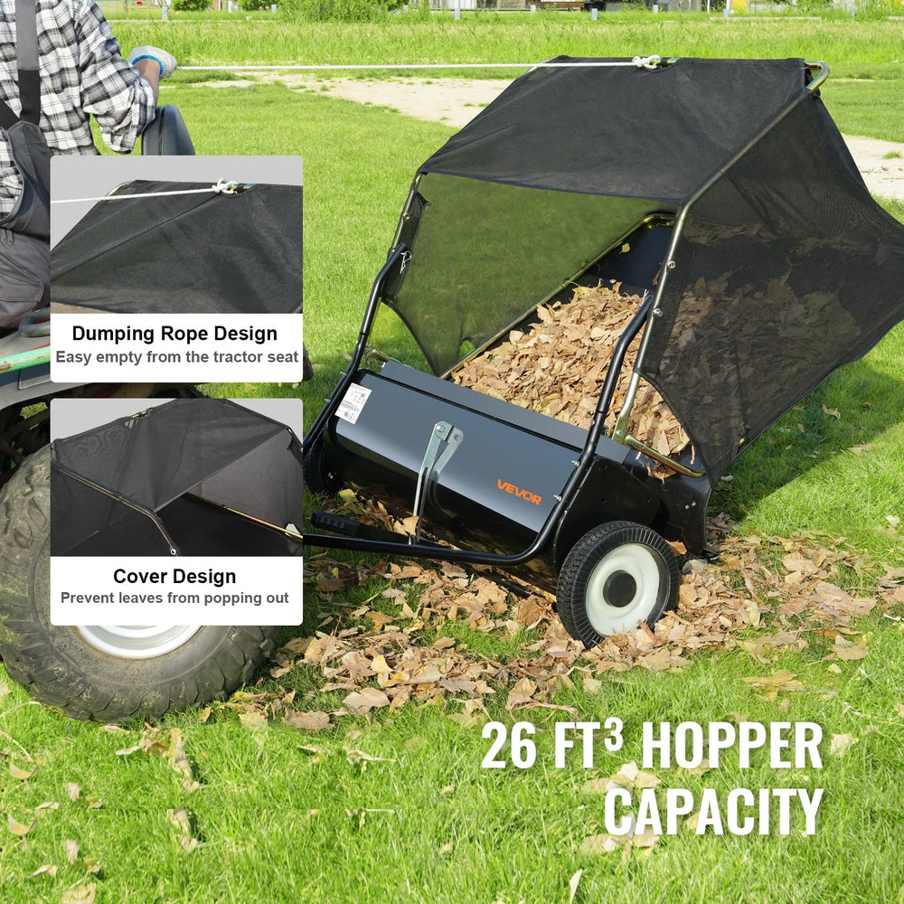 VEVOR Tow Behind Lawn Sweeper image